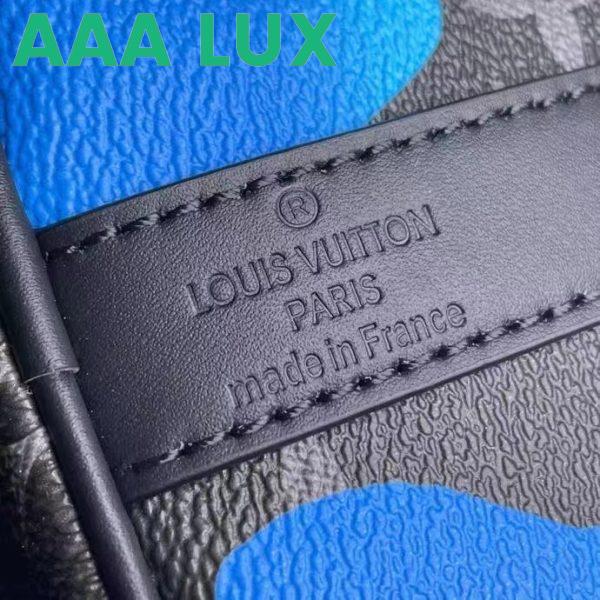 Replica Louis Vuitton LV Unisex Keepall 25 Sunrise Monogram Eclipse Coated Canvas Cowhide Leather 10