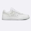 Replica Dior Unisex Shoes CD B27 Low-Top Sneaker White Smooth Calfskin Oblique Galaxy Leather
