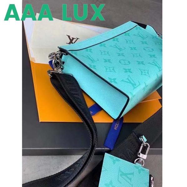 Replica Louis Vuitton LV Unisex Gaston Wearable Wallet Miami Green Coated Canvas Cowhide Leather 7