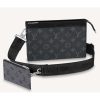 Replica Louis Vuitton LV Unisex Gaston Wearable Wallet Miami Green Coated Canvas Cowhide Leather 12