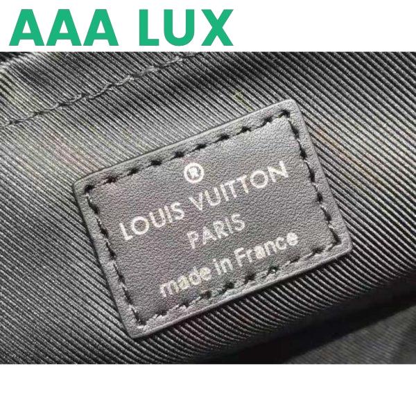 Replica Louis Vuitton LV Unisex Gaston Wearable Wallet Monogram Eclipse Reverse Coated Canvas 16