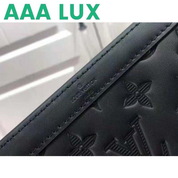 Replica Louis Vuitton LV Unisex Gaston Wearable Wallet Monogram Shadow Cowhide Leather 8