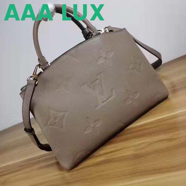 Replica Louis Vuitton LV Unisex Grand Palais Tote Gray Monogram Embossed Grained Cowhide Leather 6
