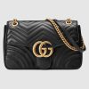 Replica Gucci GG Women GG Marmont Medium Matelassé Leather Shoulder Bag