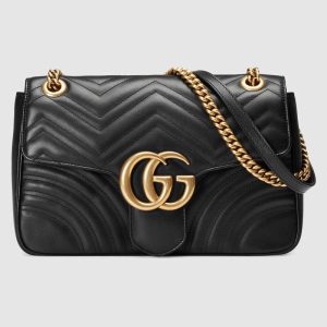 Replica Gucci GG Women GG Marmont Medium Matelassé Leather Shoulder Bag 2