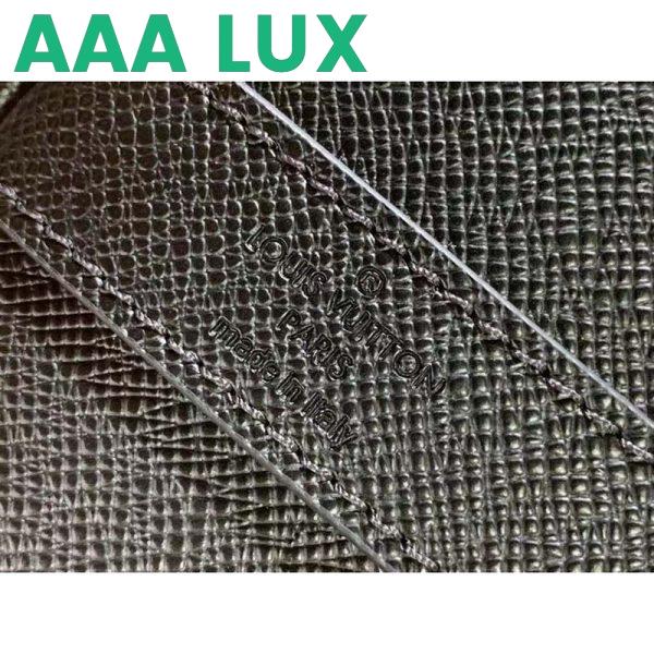 Replica Louis Vuitton LV Unisex Keepall Bandoulière 50 Bag Black Ultra-Soft Taiga Leather 9