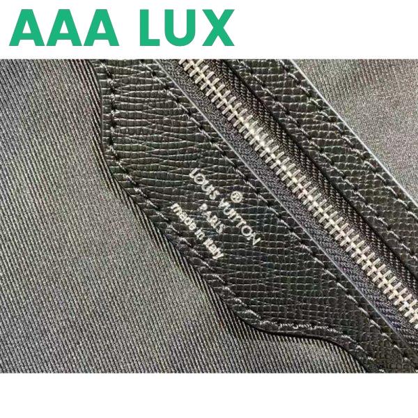 Replica Louis Vuitton LV Unisex Keepall Bandoulière 50 Bag Black Ultra-Soft Taiga Leather 10