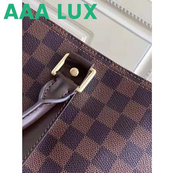 Replica Louis Vuitton LV Unisex Keepall Bandoulière 55 Brown Coated Canvas Cowhide Leather 10