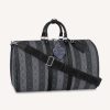 Replica Louis Vuitton LV Unisex Keepall Trio Pocket Travel Bag Brown Monogram Canvas 14