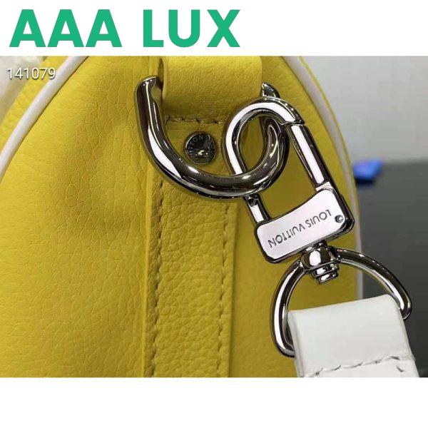 Replica Louis Vuitton LV Unisex Keepall XS Bag Yellow Cowhide Leather 8
