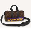 Replica Louis Vuitton LV Unisex Keepall XS Monogram Coated Canvas Cowhide Leather