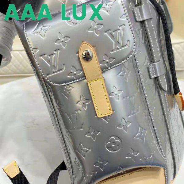Replica Louis Vuitton LV Unisex Christopher PM Backpack Monogram Mirror Coated Canvas Natural Cowhide 6