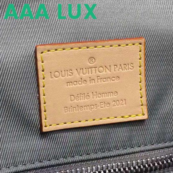 Replica Louis Vuitton LV Unisex Christopher PM Backpack Monogram Mirror Coated Canvas Natural Cowhide 16