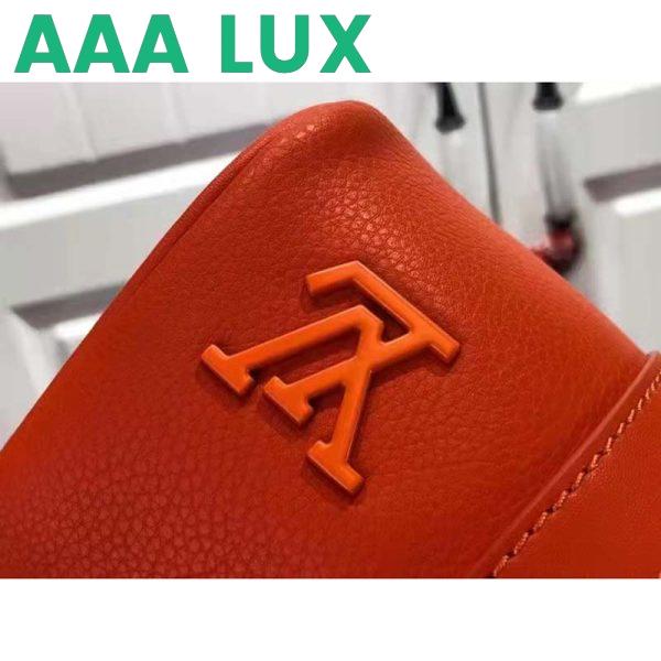 Replica Louis Vuitton LV Unisex Keepall XS Orange Aerogram Cowhide Leather Textile Lining 8