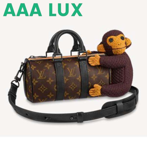 Replica Louis Vuitton LV Unisex Keepall XS Zoom with Friends Monogram Coated Canvas