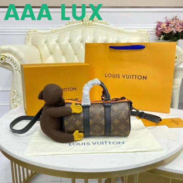 Replica Louis Vuitton LV Unisex Keepall XS Zoom with Friends Monogram Coated Canvas 11