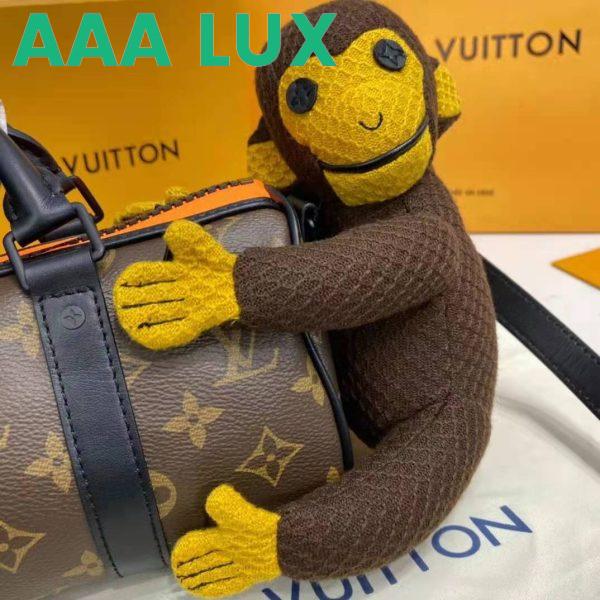 Replica Louis Vuitton LV Unisex Keepall XS Zoom with Friends Monogram Coated Canvas 12