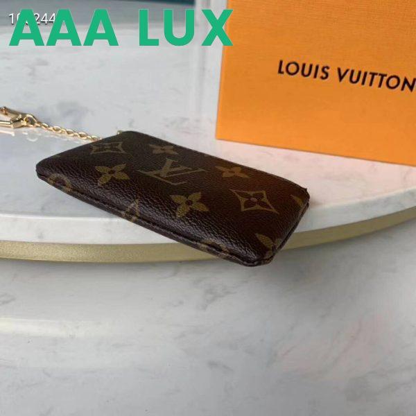 Replica Louis Vuitton LV Unisex Key Pouch Iconic Monogram Canvas-Brown 6
