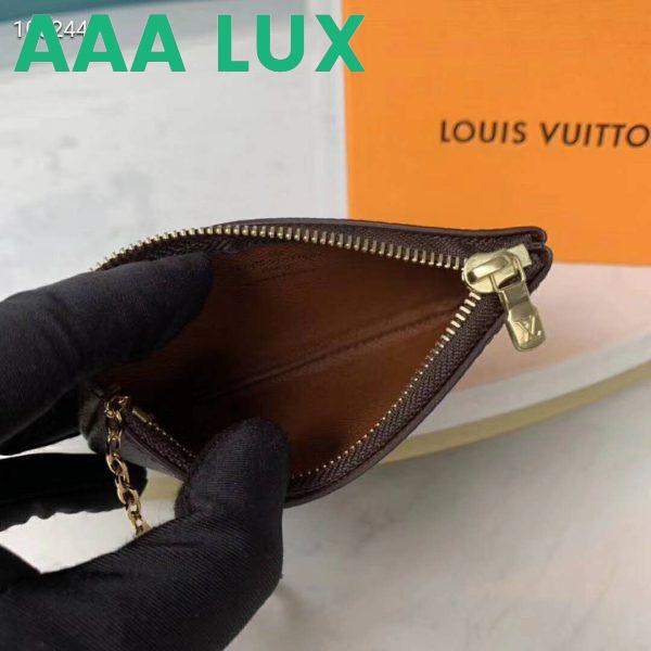 Replica Louis Vuitton LV Unisex Key Pouch Iconic Monogram Canvas-Brown 10