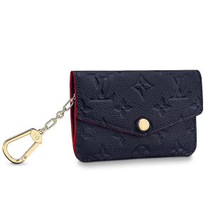 Replica Louis Vuitton LV Unisex Key Pouch Wallet in Monogram Empreinte Leather