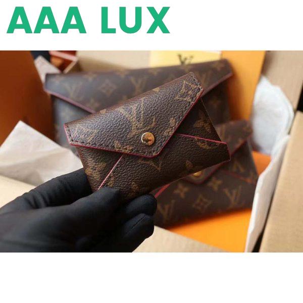 Replica Louis Vuitton LV Unisex Kirigami Pochette Brown Monogram Coated Canvas Cowhide Leather 9