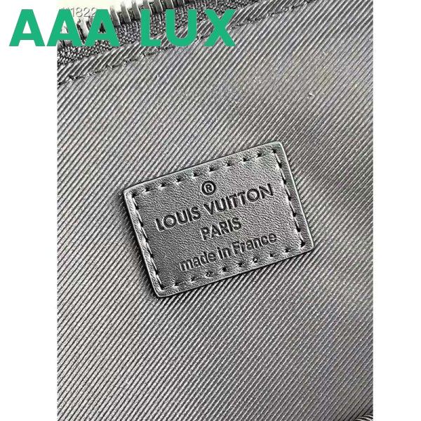 Replica Louis Vuitton LV Unisex Lock It Tote Bag Black Grained Calf Cowhide Leather 10