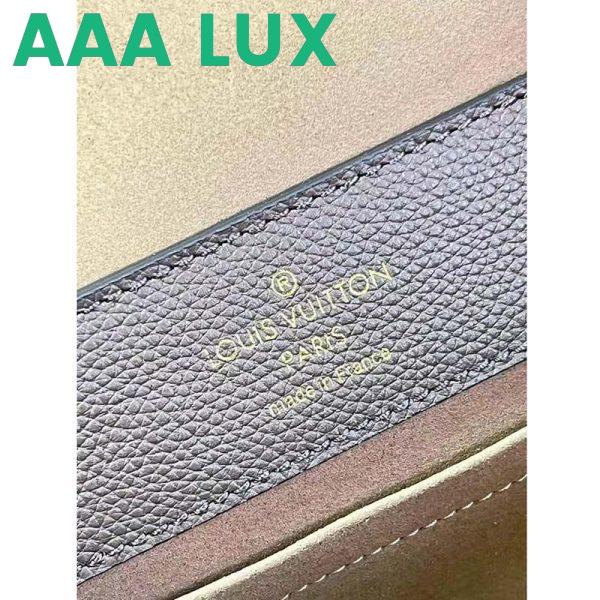 Replica Louis Vuitton LV Unisex Lockme Ever BB Handbag Brown White Calfskin 11