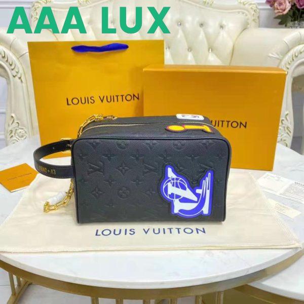 Replica Louis Vuitton LV Unisex LV x NBA Cloakroom Dopp Kit Black Cowhide Leather 9