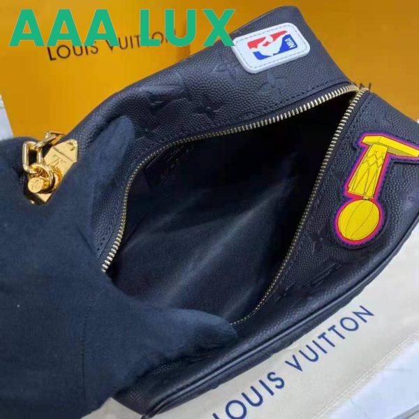 Replica Louis Vuitton LV Unisex LV x NBA Cloakroom Dopp Kit Black Cowhide Leather 11