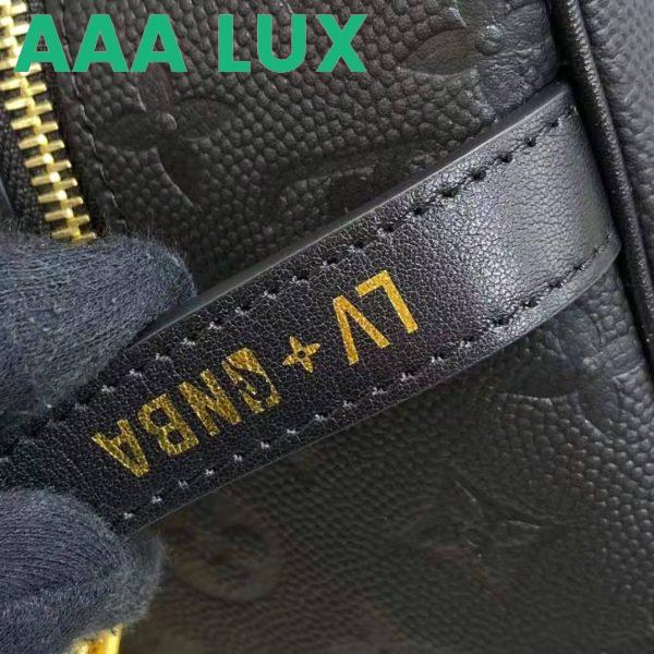 Replica Louis Vuitton LV Unisex LV x NBA Cloakroom Dopp Kit Black Cowhide Leather 17