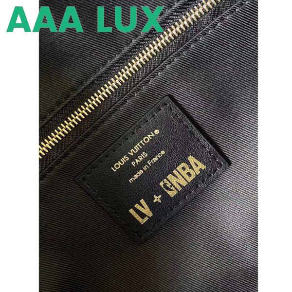 Replica Louis Vuitton LV Unisex LV x NBA Dopp Kit Blue Embossed Taurillon Leather 13