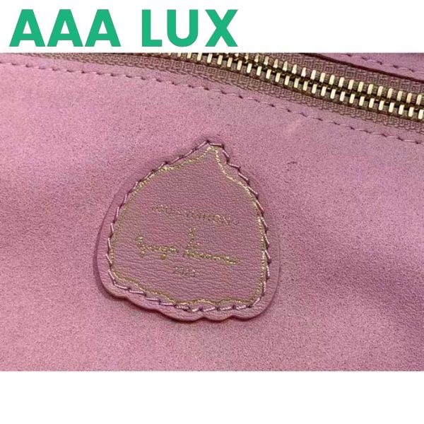 Replica Louis Vuitton LV Unisex LV x YK Neverfull MM Quartz Embossed Grained Monogram Empreinte Cowhide Leather 9
