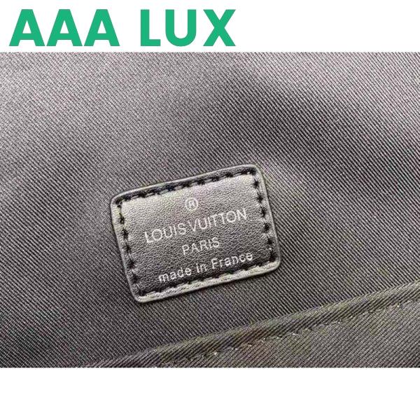 Replica Louis Vuitton LV Unisex Magnetic Messenger Bag Monogram Coated Canvas-Brown 11