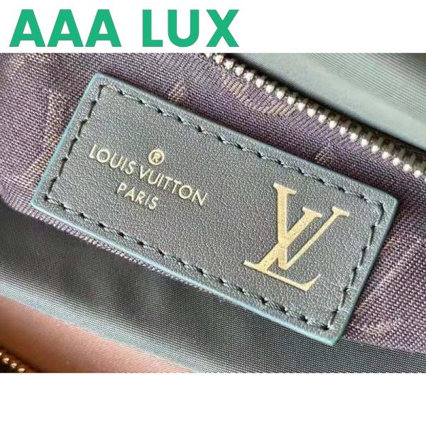 Replica Louis Vuitton LV Unisex Maxi Multi Pochette Accessoires Handbag Green Beige 8