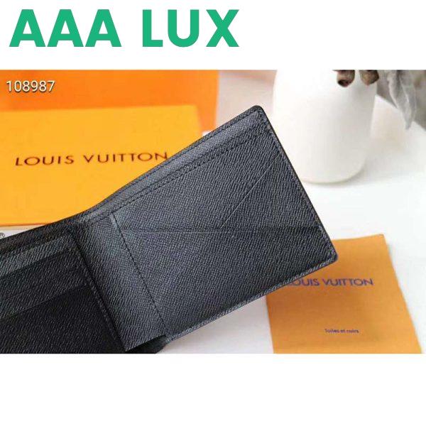 Replica Louis Vuitton LV Unisex Multiple Wallet Giant Damier Ebene Canvas 10