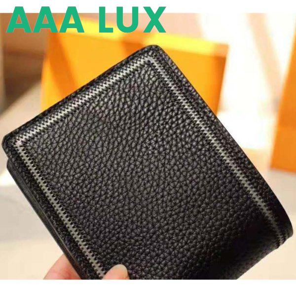Replica Louis Vuitton LV Unisex Multiple Wallet in Taurillon Leather-Black 6