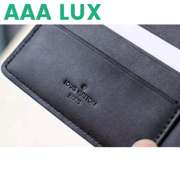 Replica Louis Vuitton LV Unisex Multiple Wallet in Taurillon Leather-Black 10