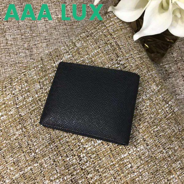 Replica Louis Vuitton LV Unisex Multiple Wallet Taiga Cowhide Leather-Black 4
