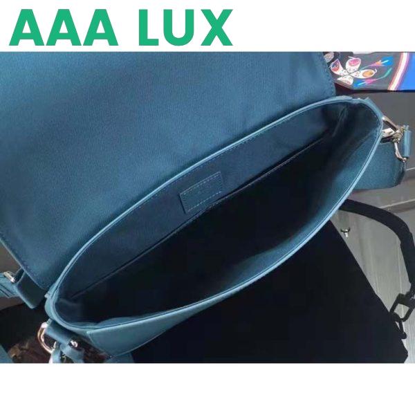 Replica Louis Vuitton LV Unisex New Messenger Blue Aerogram Cowhide Leather Textile Lining 7