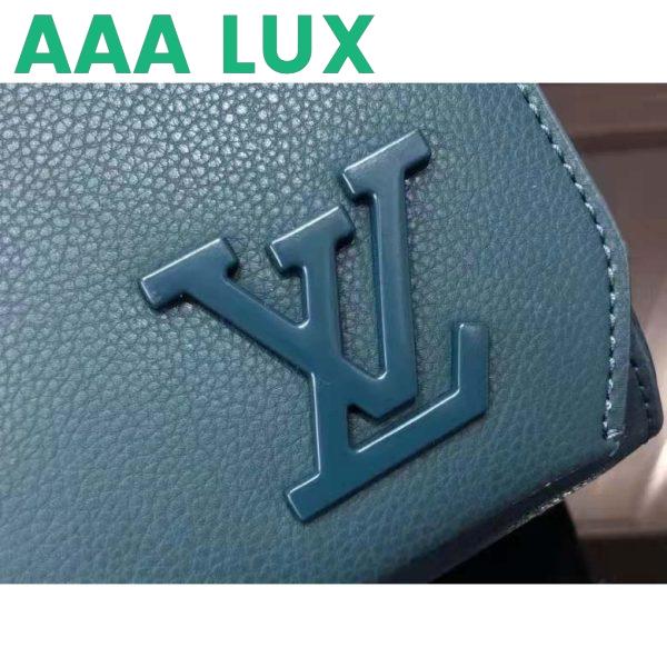 Replica Louis Vuitton LV Unisex New Messenger Blue Aerogram Cowhide Leather Textile Lining 8