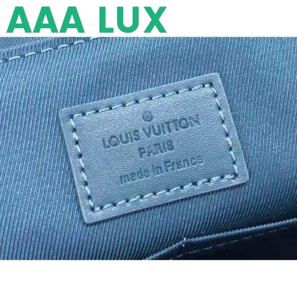 Replica Louis Vuitton LV Unisex New Messenger Blue Aerogram Cowhide Leather Textile Lining 9