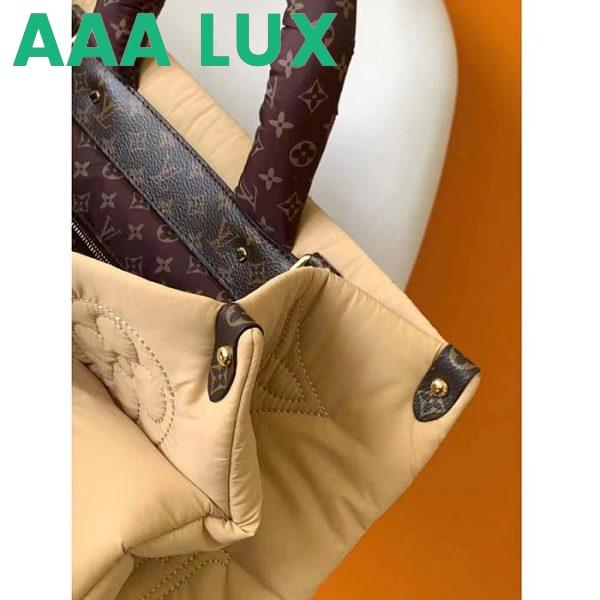 Replica Louis Vuitton LV Unisex OnTheGO GM Tote Bag Beige Econyl 9