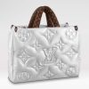 Replica Louis Vuitton LV Unisex Onthego MM Tote Black Embossed Supple Grained Cowhide Leather 13