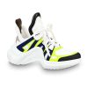 Replica Louis Vuitton LV Unisex LV Archlight Sneaker in Technical Fabric and Monogram Canvas-Yellow