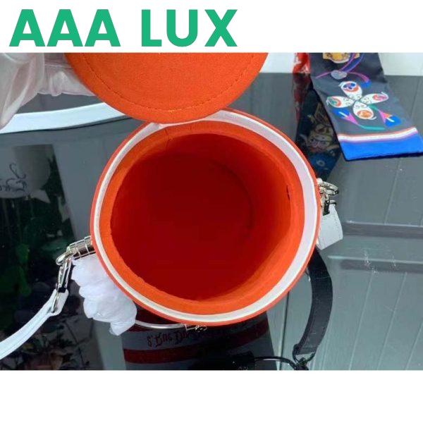 Replica Louis Vuitton LV Unisex Paint Can Orange Coated Canvas Cowhide Leather 7