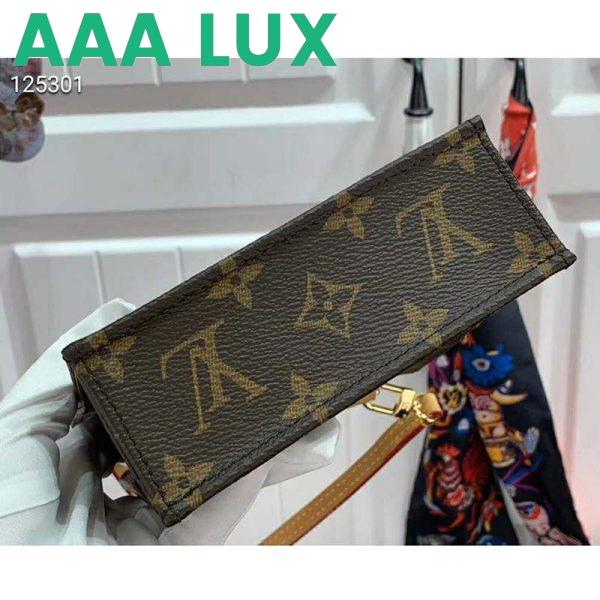Replica Louis Vuitton LV Unisex Petit Sac Plat Bag Monogram Canvas 6