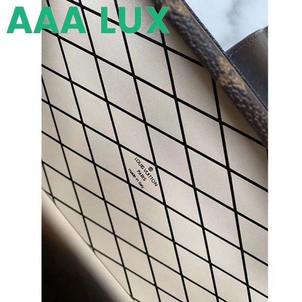 Replica Louis Vuitton LV Unisex Petite Malle Handbag Monogram Coated Canvas Cowhide Leather 11