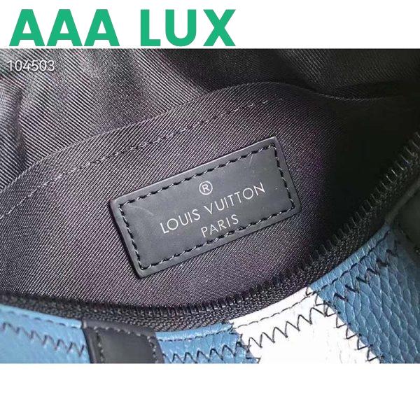 Replica Louis Vuitton LV Unisex Polochon Yellow Monogram Embossed Taurillon Cowhide Leather 11