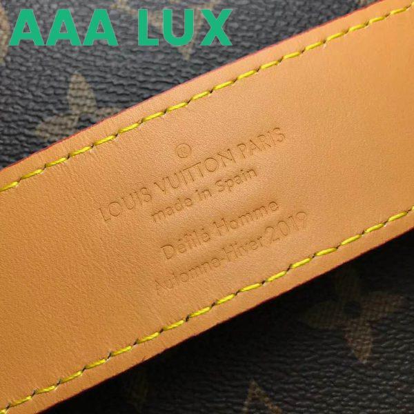 Replica Louis Vuitton LV Unisex S Lock Belt Pouch GM PM MM-Brown 16