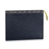 Replica Louis Vuitton LV Unisex Pochette Voyage MM Bag in Monogram Eclipse canvas-Grey 13